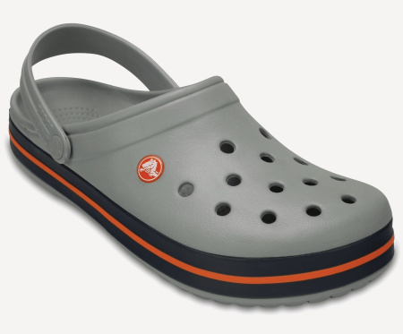 Сабо Crocband Clog (EU 37-38 M5W7 СМ 22.9; Light Grey/Navy)